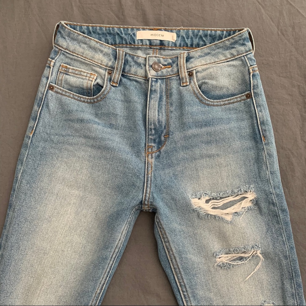 Hidden Ripped Jeans